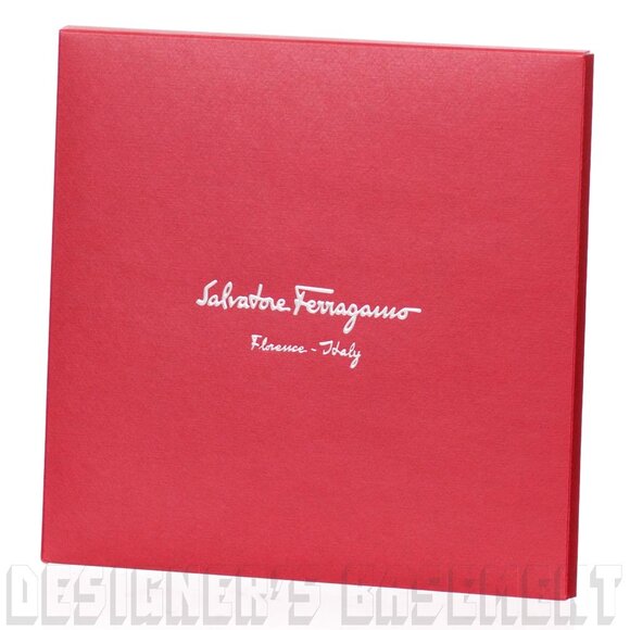 FERRAGAMO red & cream floral YEAR OF THE RABBIT silk scarf NWT + gift envelope🎁 - Picture 5 of 5